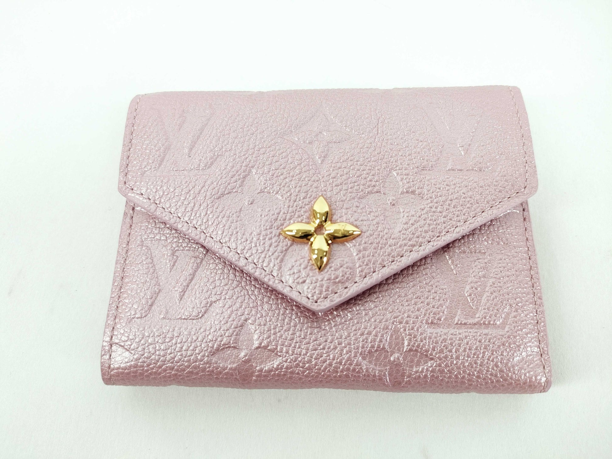 LOUIS VUITTON Monogram Empreinte, Brand New, Unused Louis Vuitton Portefeuille Victorine Metallic Empreinte Wallet, Box, Dust Bag