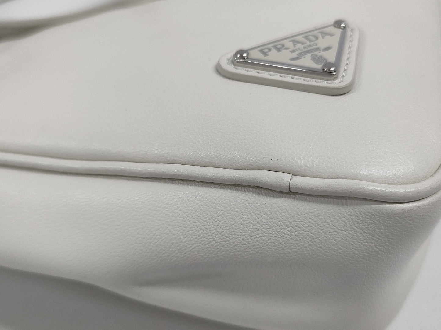 PRADA Prada Triangle Embossed Shoulder Bag 2-Way Shoulder Bag