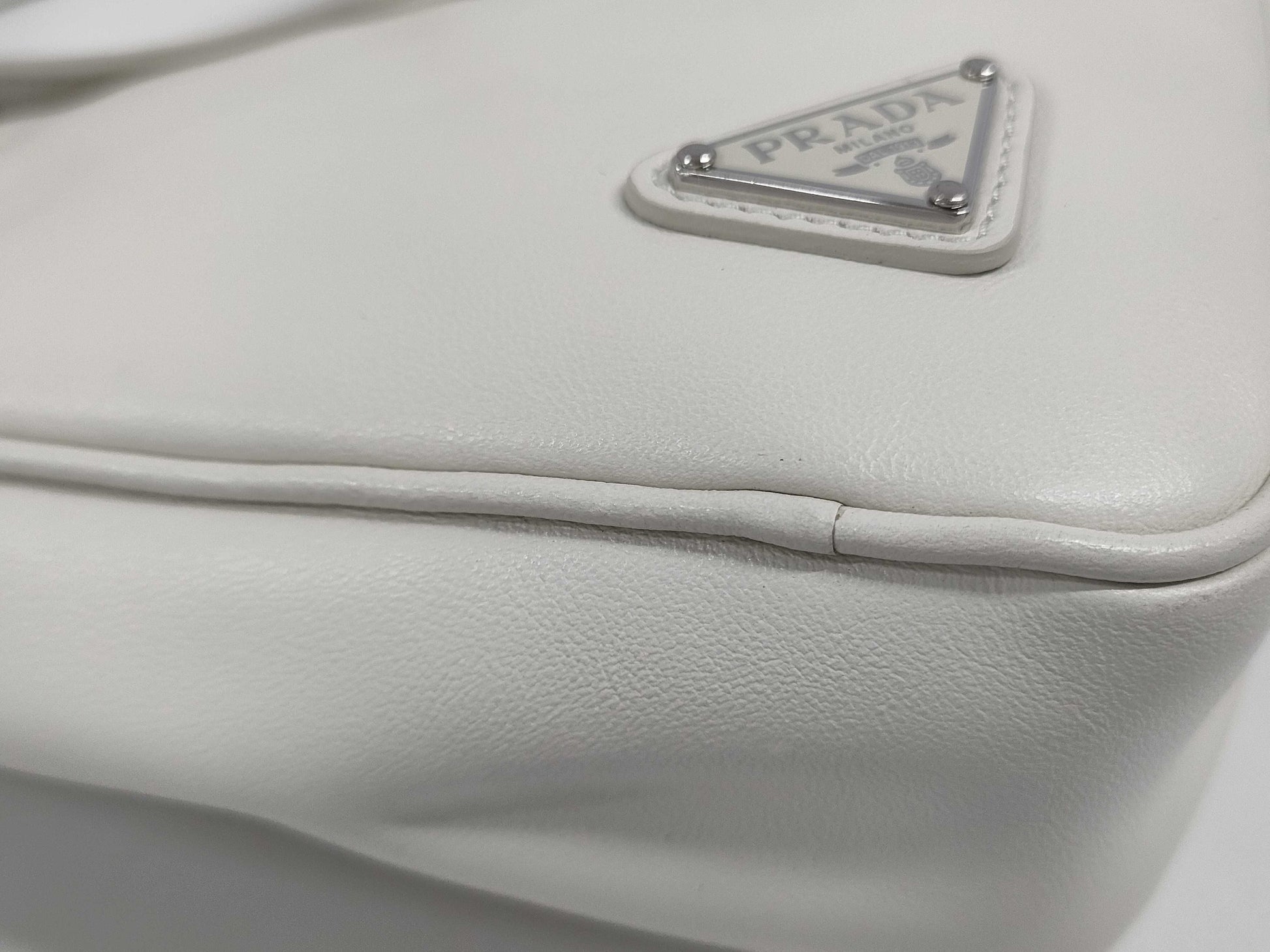 PRADA Prada Triangle Embossed Shoulder Bag 2-Way Shoulder Bag