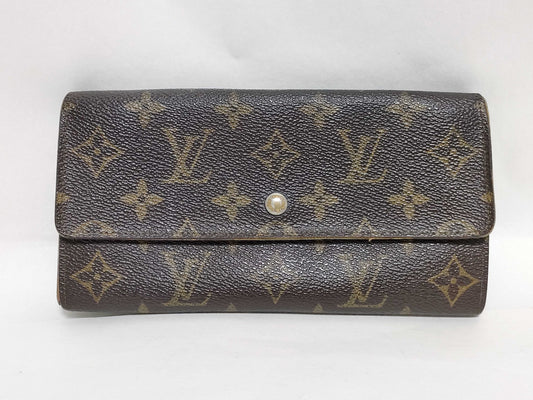 LOUIS VUITTON Monogram Louis Vuitton Monogram Portefeuille Sarah M61374/874AN Wallet