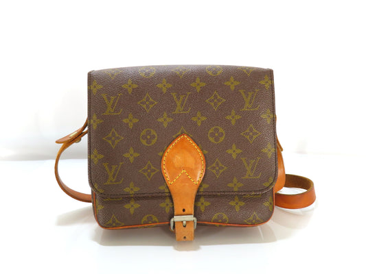 LOUIS VUITTON Monogram Cartouchiere MM M51253 Shoulder Bag
