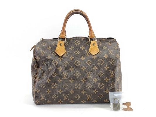 LOUIS VUITTON Monogram Louis Vuitton Monogram Speedy 30 Boston Bag M41526/SP0987