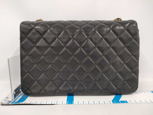 CHANEL Matelasse Chain Shoulder Bag, Lambskin Leather