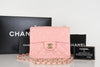 CHANEL Mini Matlasse Lamb Chain Shoulder Pink 8th Shoulder Bag