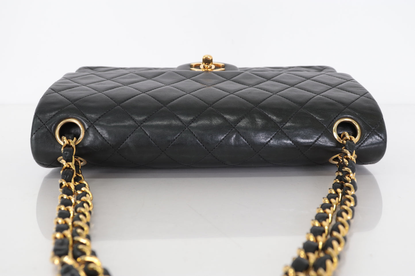 CHANEL W Flap 25 Ram Chain Shoulder 4th Shoulder Bag