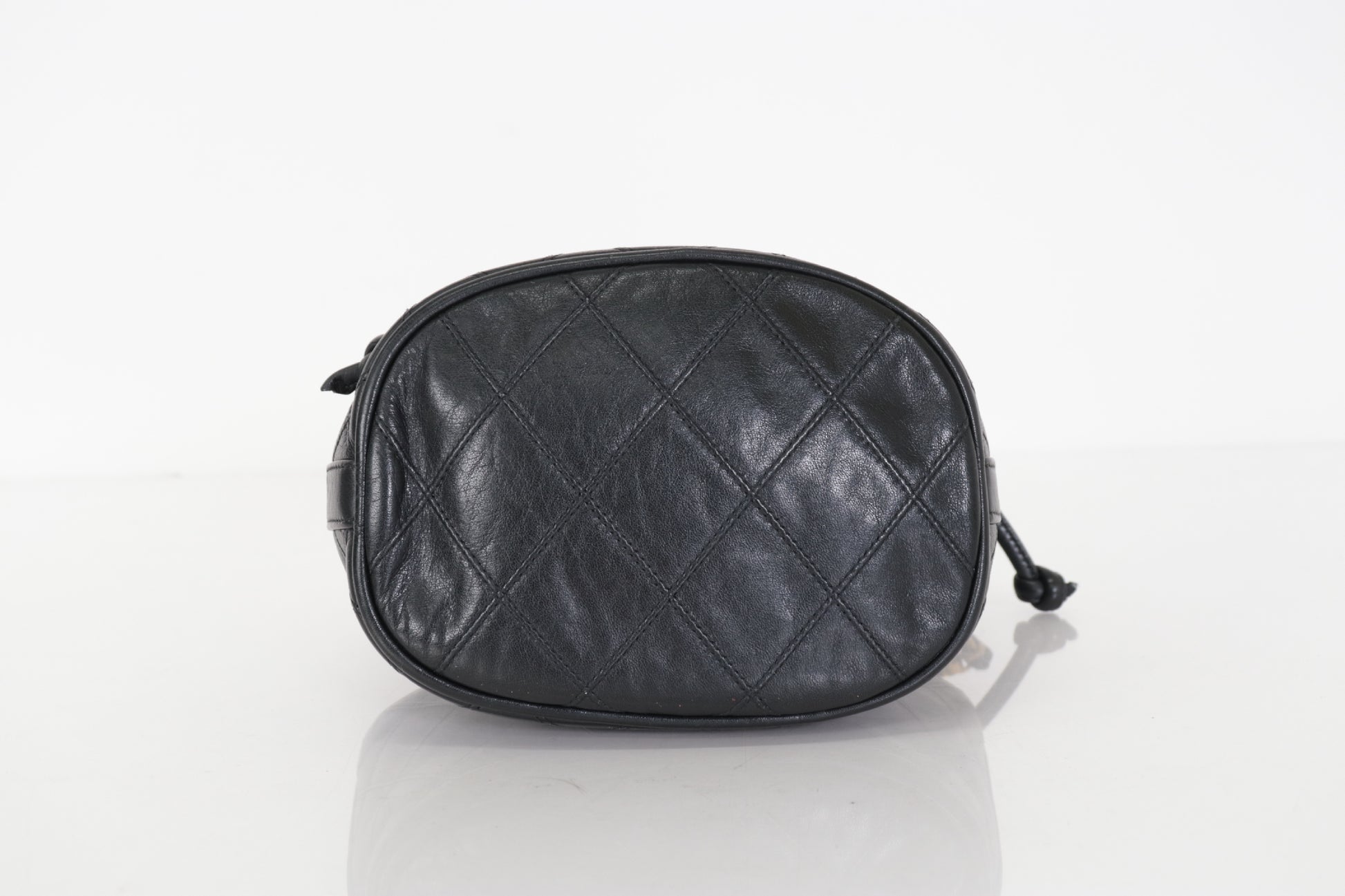 CHANEL Bicolore Ram Drawstring Chain Shoulder 2nd Generation Shoulder Bag