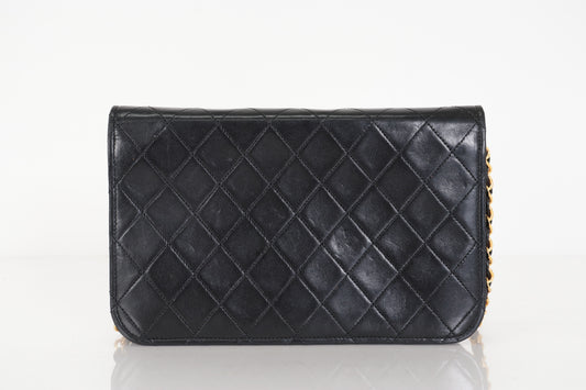 CHANEL Push Lock Lamb Chain Shoulder Bag