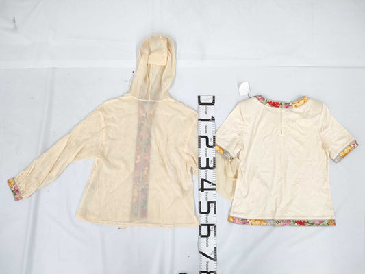 LEONARD LEONARD Zip Hoodie and Cut and Sew Set Tops