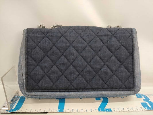 CHANEL X3 CHANEL Matelasse Denim Chain Shoulder Bag