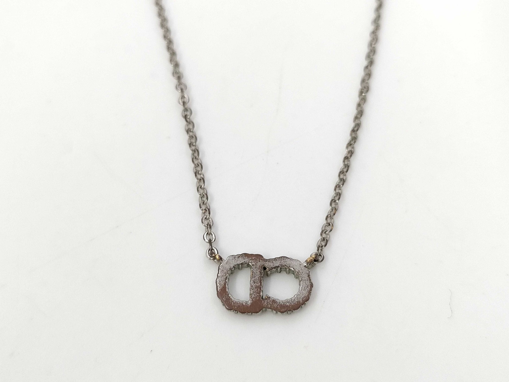 Dior X8 DIOR Silver Stone Necklace