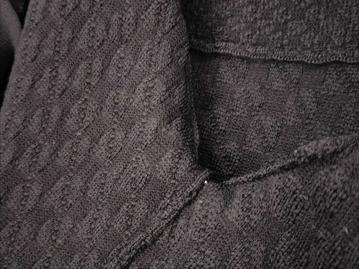 PRADA Prada Knit Blouson Black Unisex Size 38 Jacket