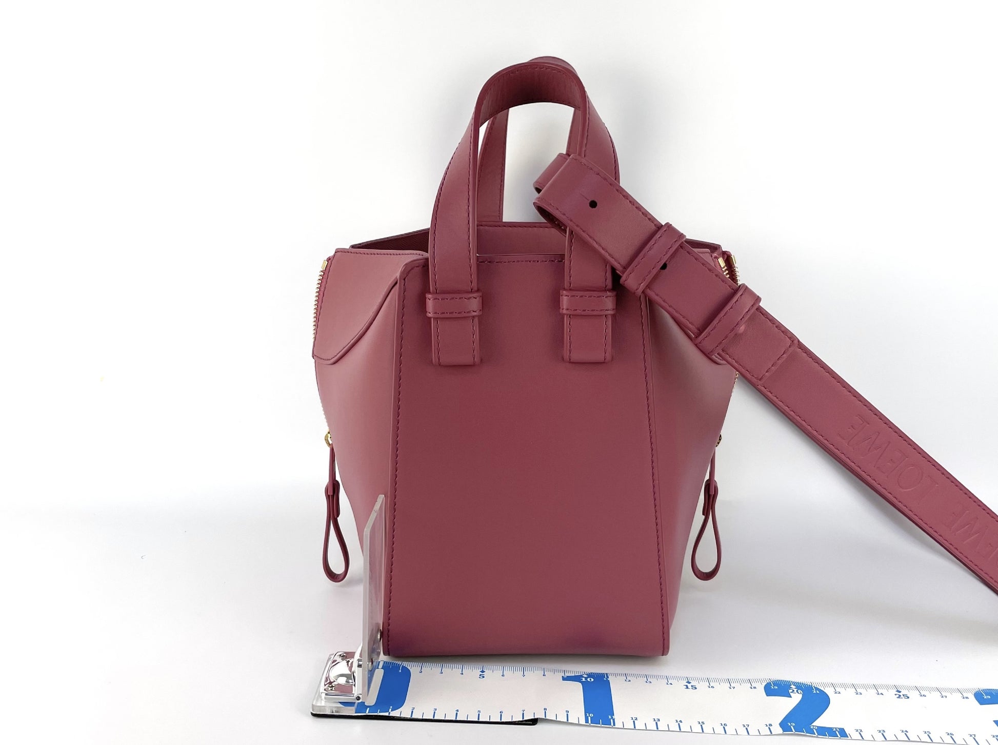 LOEWE Hammock Compact Plumrose Pink 2-Way Handbag Shoulder Bag