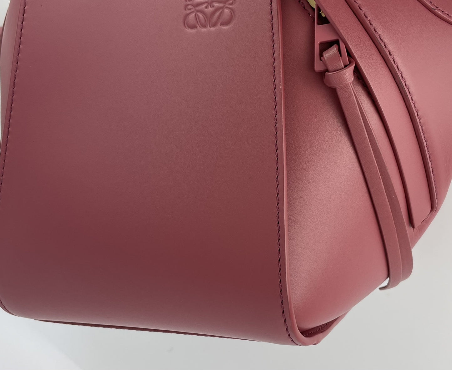 LOEWE Hammock Compact Plumrose Pink 2-Way Handbag Shoulder Bag