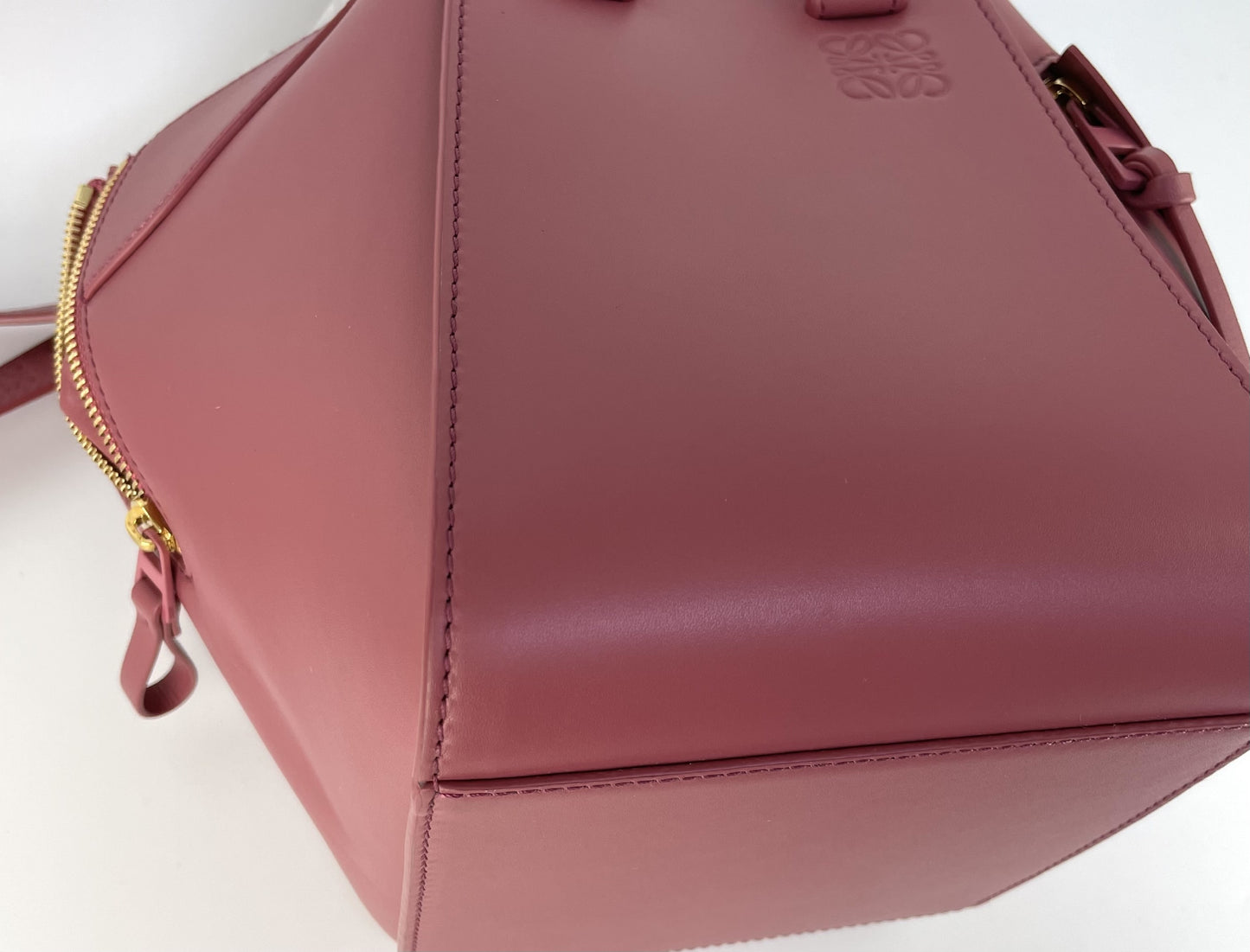LOEWE Hammock Compact Plumrose Pink 2-Way Handbag Shoulder Bag