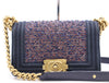 CHANEL Denim x Tweed Boy Chanel 20 Chain Shoulder Full Flap Seal 22337000 Shoulder Bag