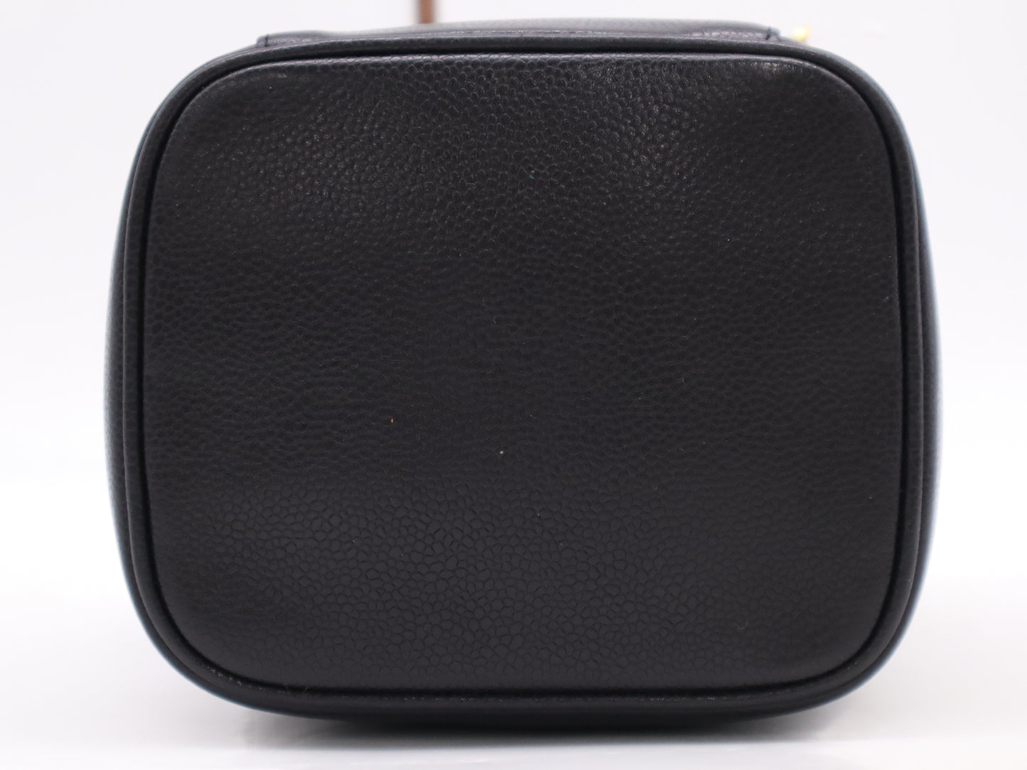 CHANEL Caviar Skin Vanity Black Card 4201305 Pouch
