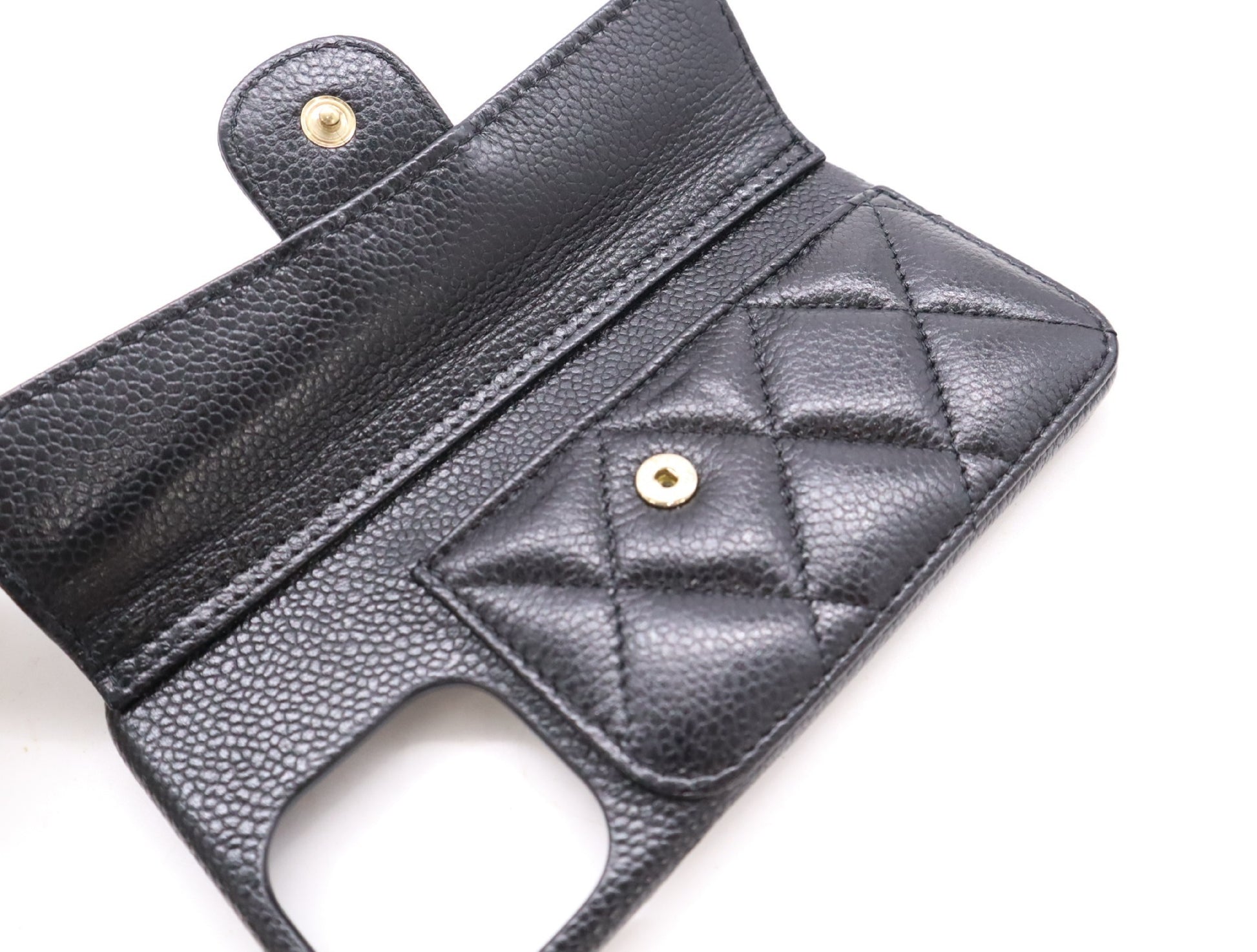 CHANEL Caviar Skin iPhone 13 Case Matlasse Cocomark Other Accessories
