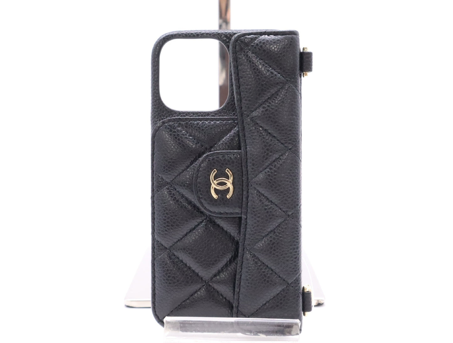 CHANEL Caviar Skin iPhone 13 Case Matlasse Cocomark Other Accessories