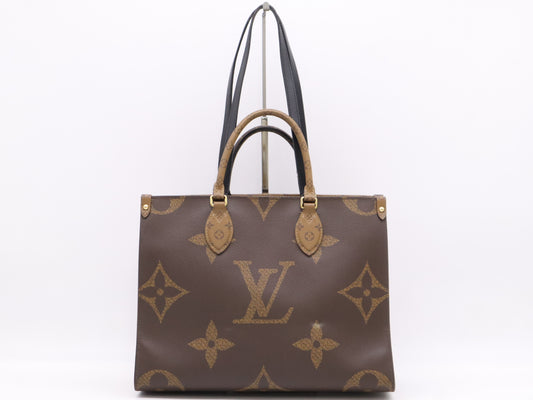 LOUIS VUITTON M45321 Reverse On-the-Go MM Tote Bag