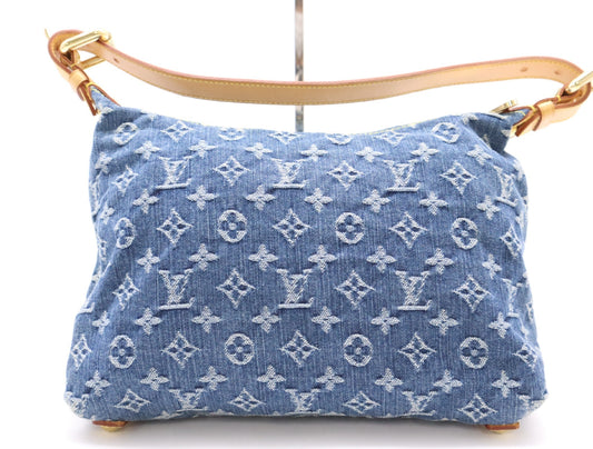 LOUIS VUITTON M95049 Baggy PM Blue Shoulder Bag with Dust Bag