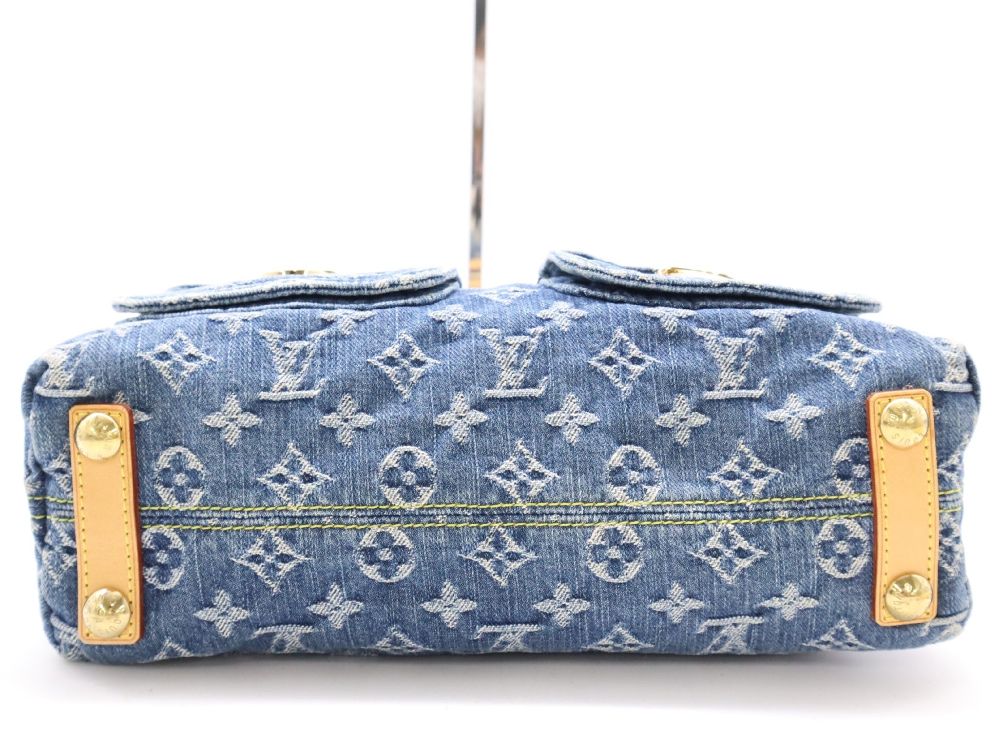 LOUIS VUITTON M95049 Baggy PM Blue Shoulder Bag with Dust Bag