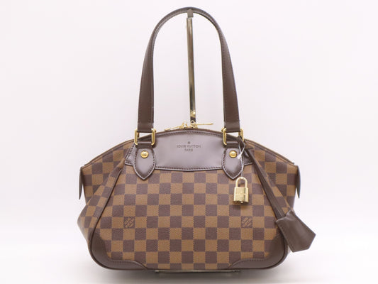 LOUIS VUITTON N41117 Verona PM Shoulder Bag with Cloche, Cadena, and Two Keys