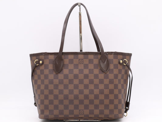 LOUIS VUITTON N51109 Damier Neverfull PM Old-Style Tote Bag