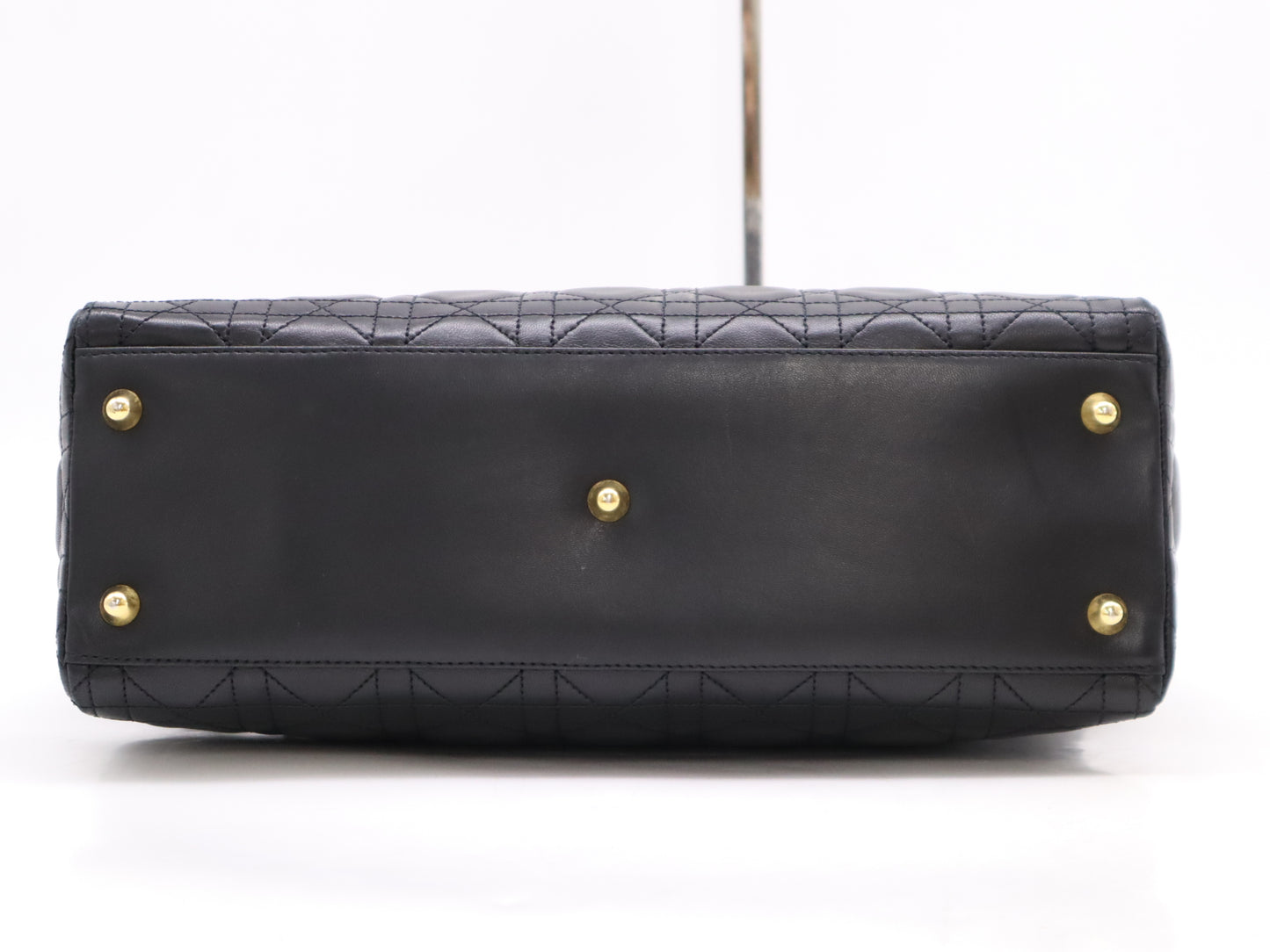 Dior Cannage Lady Dior Large Handbag with Shoulder Strap
