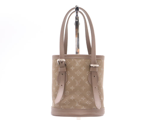 LOUIS VUITTON M92145 Little Bucket Taupe Handbag