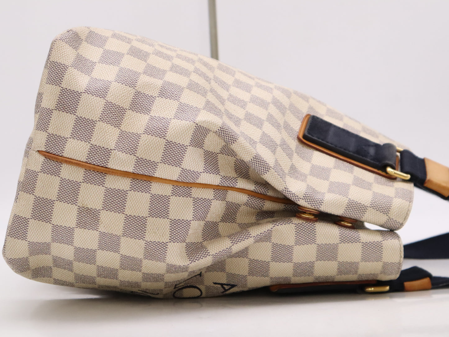 LOUIS VUITTON N41179 Azur Plan Soleil Cabas PM Tote Bag with Pouch