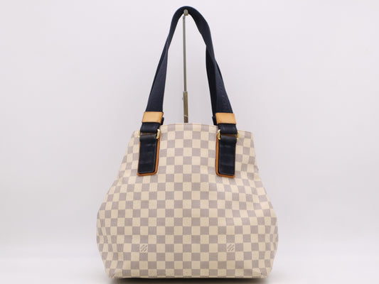 LOUIS VUITTON N41179 Azur Plan Soleil Cabas PM Tote Bag with Pouch