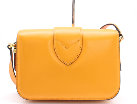 LOUIS VUITTON M55946 Calf Leather Pont Neuf Shoulder Bag Orange Shoulder Bag