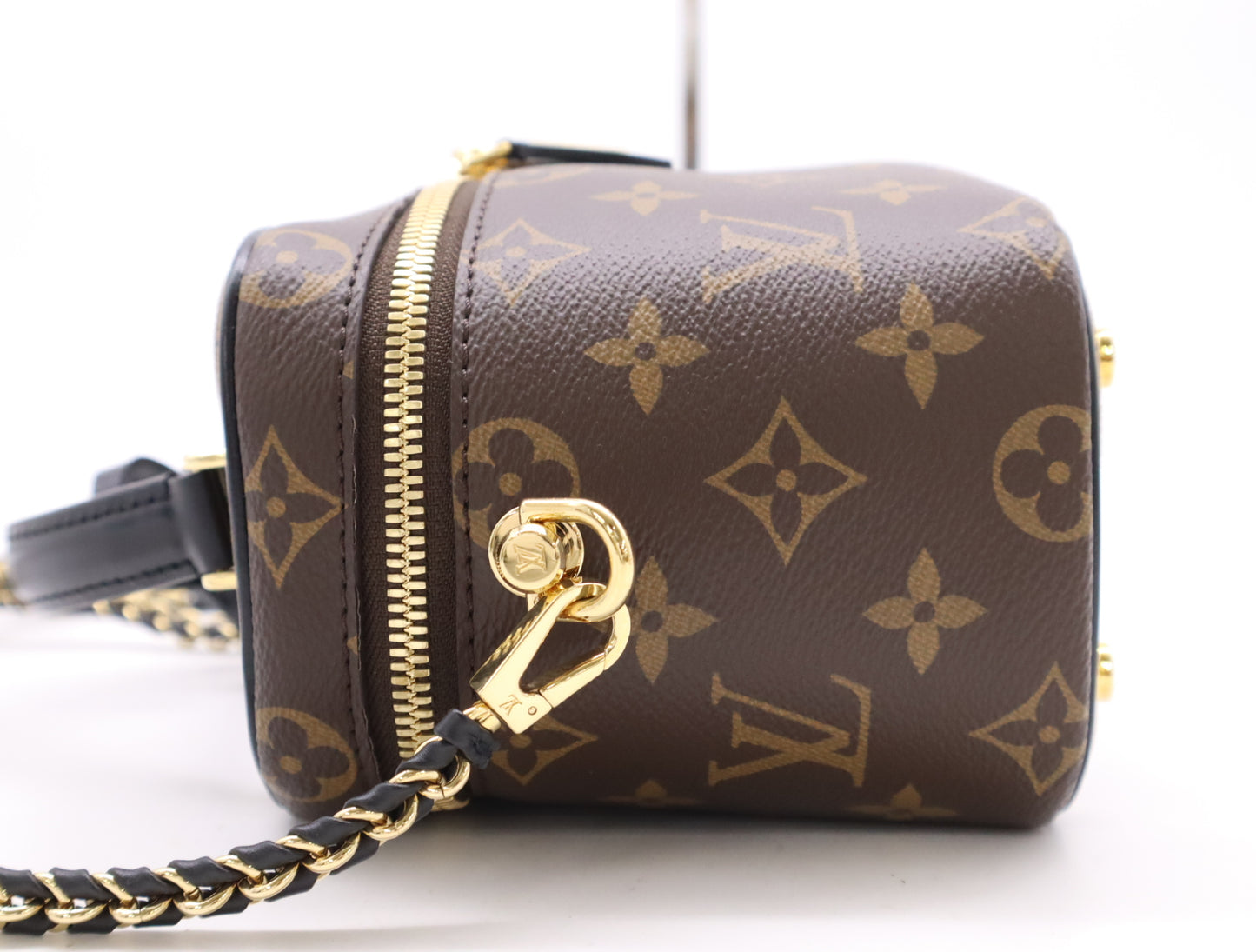 LOUIS VUITTON M45165 Reverse Vanity NV PM RFID Verified, No Serial Tag, Dust Bag, Cloche, Padlock, and Two Keys Included Shoulder Bag