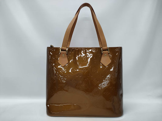 LOUIS VUITTON M91122 Vernis Houston Bronze Tote Bag