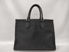 LOUIS VUITTON M45595 Monogram Empreinte On the Go MM Noir Tote Bag with RFID Reader
