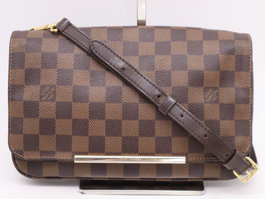 LOUIS VUITTON N41257 Damier Hoxton PM Shoulder Bag with Shoulder Strap