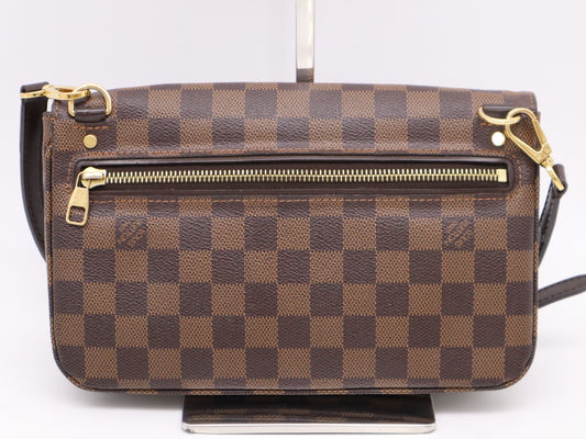 LOUIS VUITTON N41257 Damier Hoxton PM Shoulder Bag with Shoulder Strap