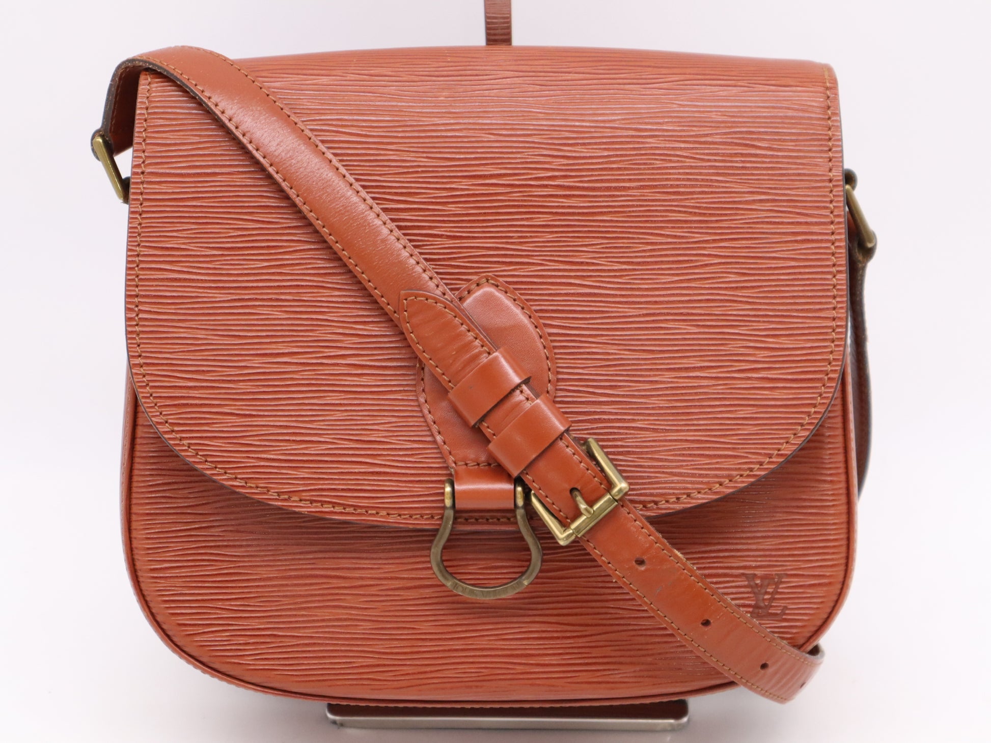 LOUIS VUITTON M52193 Epi Saint-Cloud Kenya Brown Shoulder Bag