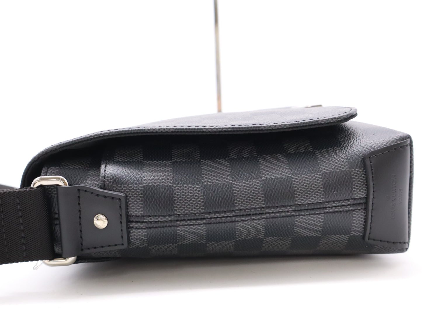 LOUIS VUITTON N40349 Graphite District PM NV2 RFID Confirmed Shoulder Bag
