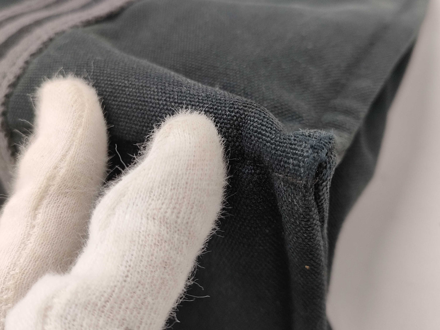 HERMES Four Tou PM Handbag Canvas Black Handbag