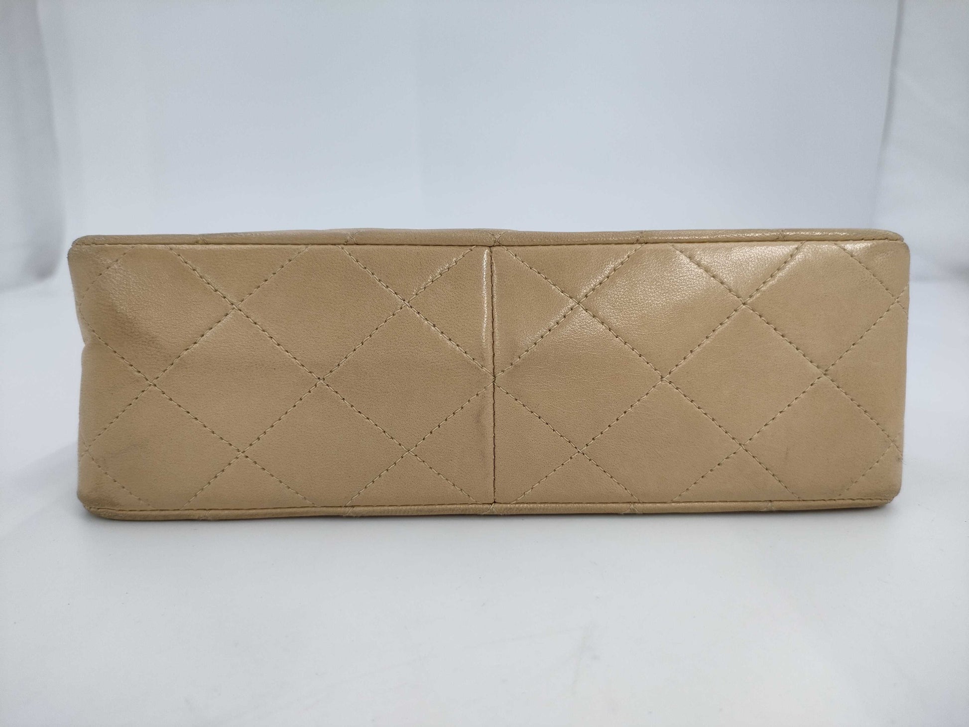 CHANEL Mini Matlassse Beige Shoulder Bag