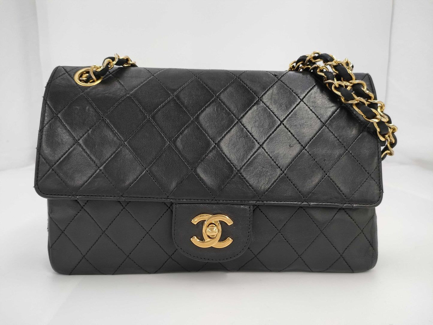CHANEL W Flap Black No. 0 Shoulder Bag