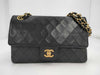 CHANEL W Flap Black No. 0 Shoulder Bag
