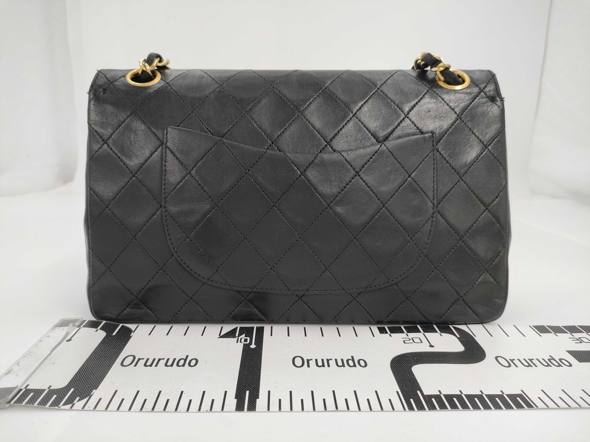 CHANEL W Flap Black No. 0 Shoulder Bag