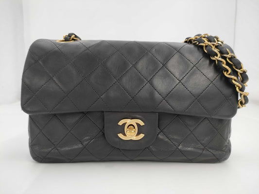 CHANEL W Flap Black Shoulder Bag