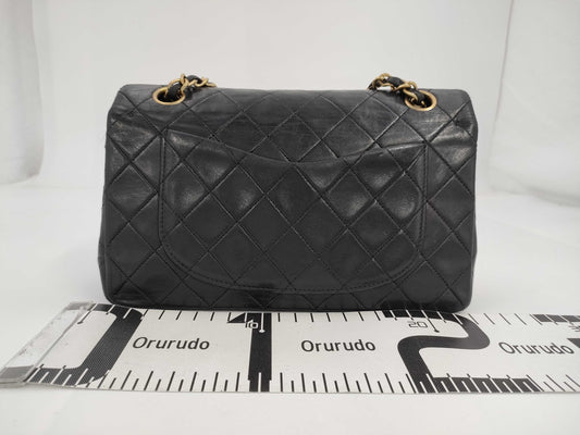 CHANEL W Flap Black Shoulder Bag