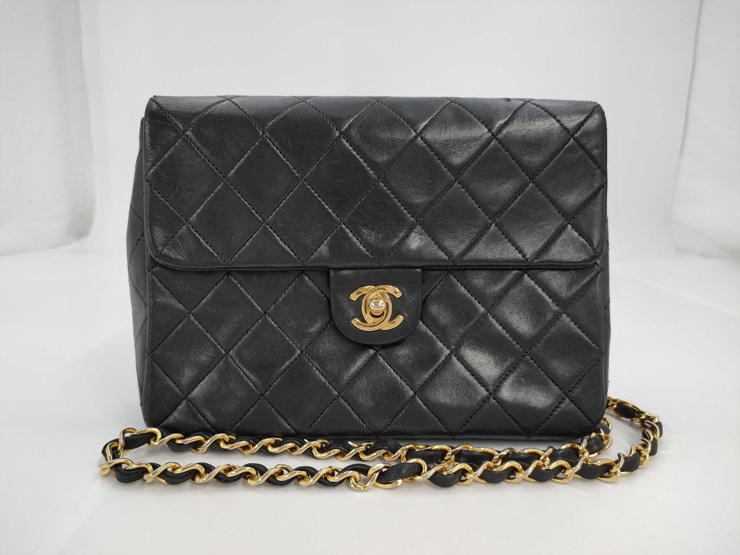 CHANEL Mini Matlasser Black No. 1 Shoulder Bag