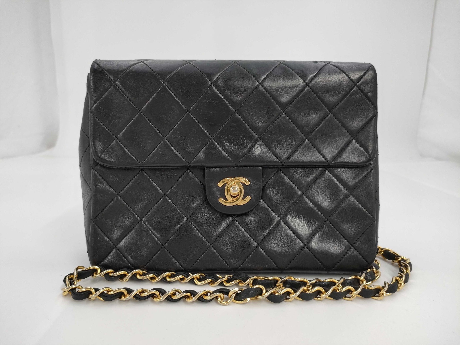 CHANEL Mini Matlasser Black No. 1 Shoulder Bag