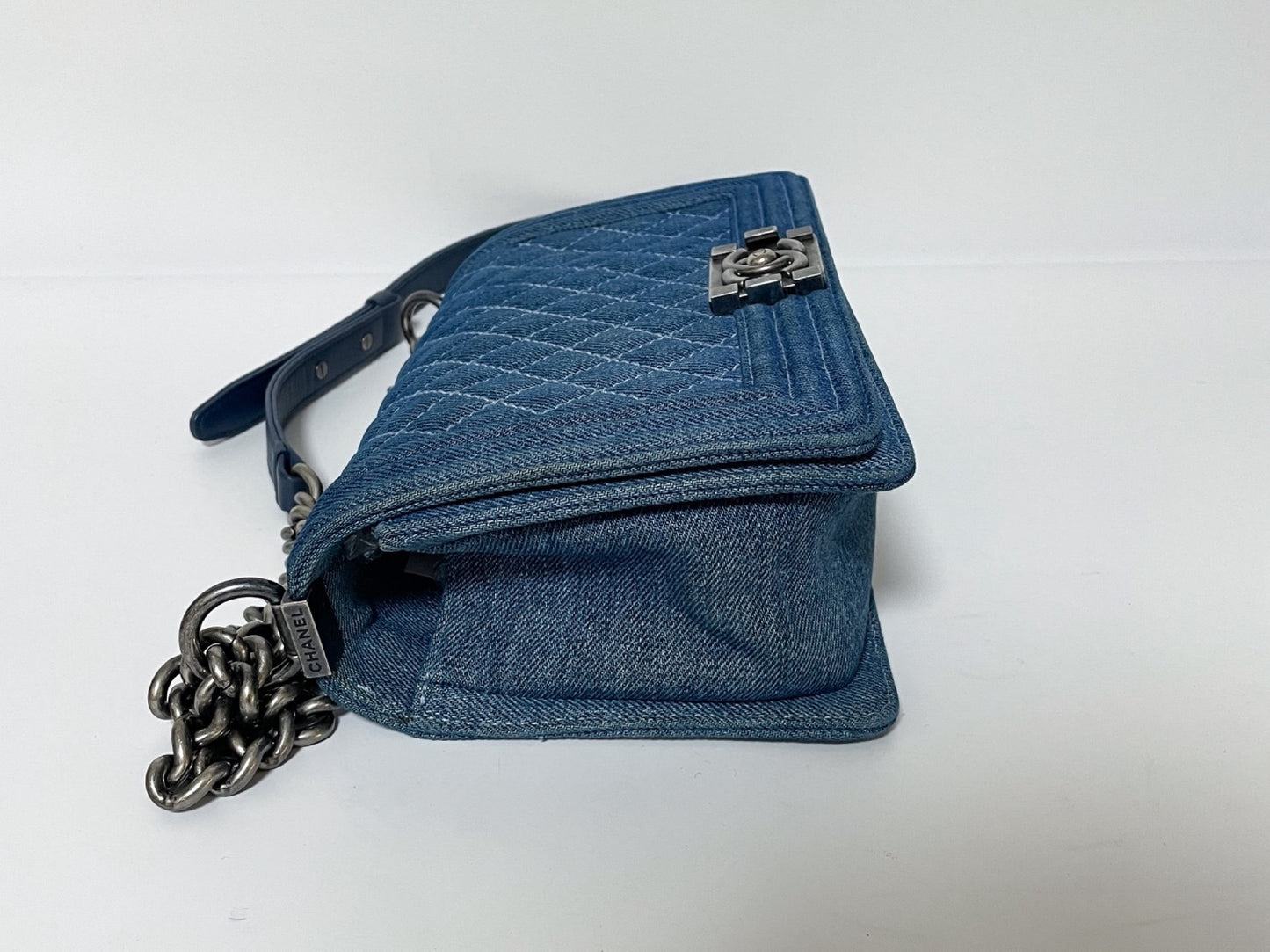 CHANEL Boy Chanel Denim No. 17 Shoulder Bag