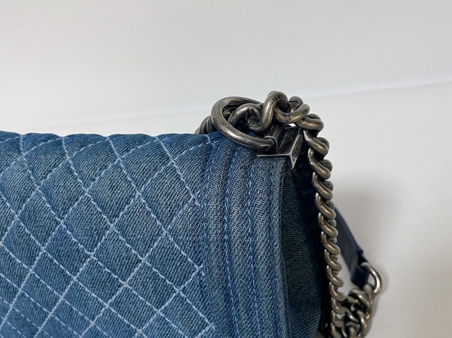 CHANEL Boy Chanel Denim No. 17 Shoulder Bag